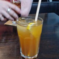 Homemade ice tea at Belzepub in Prague