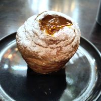 Crosti with caramel at Belzepub in Prague