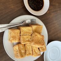 tahu sutra goreng  at Tahu Yun-Yi in Bandung