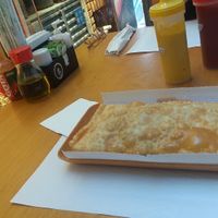 Pastel de cogumelos com catupop at Mount Zion Vegano in Sao Paulo