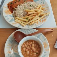 PF de panqueca de calabresa at Mount Zion Vegano in Sao Paulo