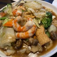 Crispy chow fun at Indochine Vegan in San Francisco