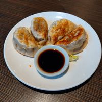 Pot stickers at Indochine Vegan in San Francisco