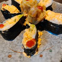 Spicy tuna roll at Indochine Vegan in San Francisco