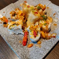 Spicy cha-cha roll at Indochine Vegan in San Francisco