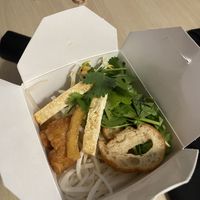 soup toppings, could use more tofu imo.  at Indochine Vegan in San Francisco