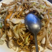 Vegetable chow mein  at Indochine Vegan in San Francisco