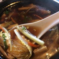hot and sour soup at Indochine Vegan in San Francisco
