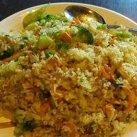 Chef's fried rice at Indochine Vegan in San Francisco