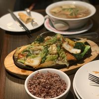 Sizzling Teriyaki Chicken at Indochine Vegan in San Francisco