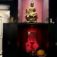 house altar (new) #Veganuary at Cat Tuong in Berlin