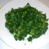 spinach at Trattoria Enzo e Piero in Florence