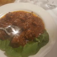 vegan meatballs  at Trattoria Enzo e Piero in Florence