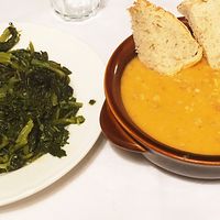 tasty Tuscan soup!  at Trattoria Enzo e Piero in Florence