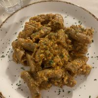 Seitan wholewheat pasta- unreal  at Trattoria Enzo e Piero in Florence