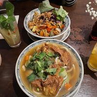 Udon xao me & Sup mi wantan  at Well Being II in Cologne