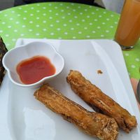 Spring rolls at Well Being II in Cologne