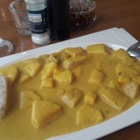 Mango curry at Well Being II in Cologne