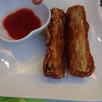Spring rolls at Well Being II in Cologne