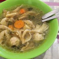 Savory mushroom soup  at Vegetarian Restaurant in Jakarta