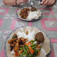 The food was delicious.  We ordered tofu, some vegetables and the rendang. I really recommend the mushroom rendang (it's a bit spicy) and the owner is very attentive and kind. at Vegetarian Restaurant in Jakarta