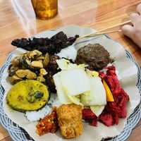 Mixed plate of all options 😍  at Vegetarian Restaurant in Jakarta