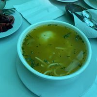 Soup with veg & noodles, pretty standard   at Ashkha in Arequipa