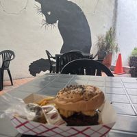 Hamburgues  at VeganMunch in Monterrey