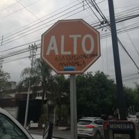 Sign outside 💪 at VeganMunch in Monterrey