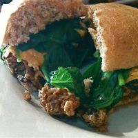 Randita's Organic Vegan Cafe - Housemade Veggie Burger
Photo By ecoRDN - ecoRDN.com at Randita's Organic in Pittsburgh