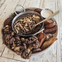 Hot Mezze Platter at Jamjar - Commercial Dr in Vancouver