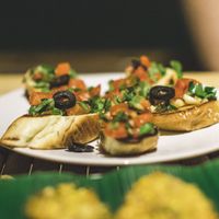 Bruschetta  at Coco Beach in 