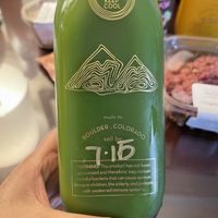 This is the pure green juice with no fruit added which is a perfect way to start the day. at Wonder Press Juice Bar - Pop-up in Boulder