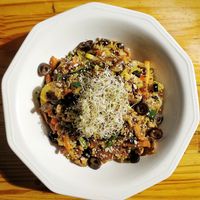 Vegan Paella at Veg Station in Medellin