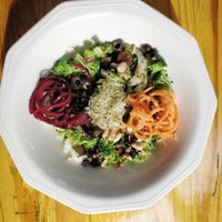 Salad at Veg Station in Medellin