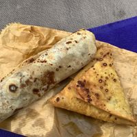 Roti & samosa   at The Soya Centre in Kandy