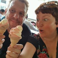 ice cream! yay! at The Soya Centre in Kandy