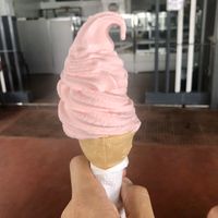 Strawberry ice cream at The Soya Centre in Kandy