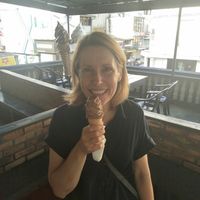 Vegan chocolate ice cream at 8 am. at The Soya Centre in Kandy