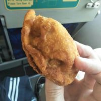 Vegan pastry. at The Soya Centre in Kandy