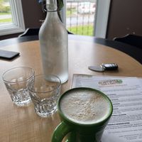 Crème brûlée coffeee   at Fortuitea Cafe and Bakery in Washington