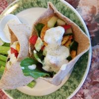 Buffalo falafel at Fortuitea Cafe and Bakery in Washington