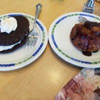 Gob & sticky bun at Fortuitea Cafe and Bakery in Washington