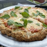 Pizza Margherita (gf)  at Fortuitea Cafe and Bakery in Washington