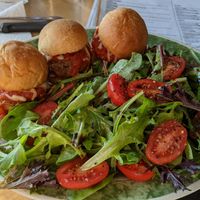 Nonna's Meatball Sliders at Fortuitea Cafe and Bakery in Washington