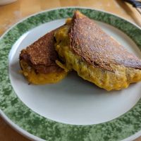 Cheddar Apple Panini! at Fortuitea Cafe and Bakery in Washington