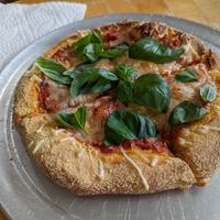Margarita Pizza at Fortuitea Cafe and Bakery in Washington