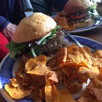 Impossible burger  at Fortuitea Cafe and Bakery in Washington