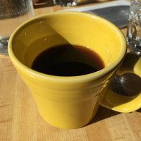 French roast coffee  at Fortuitea Cafe and Bakery in Washington