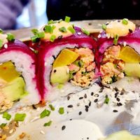 Vegan tuna (Vuna) roll at Green Roll - Ahad Ha'Am St in Tel Aviv
